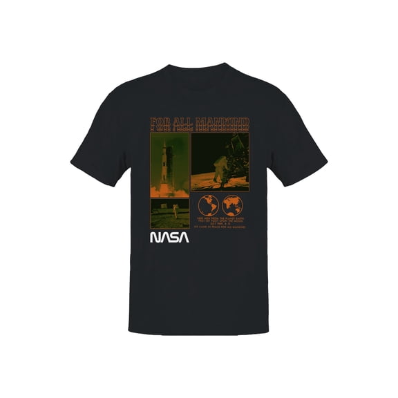 Officially Licensed Nasa Moon Landing Tribute Men's T-shirt