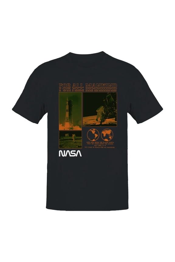 Officially Licensed Nasa Moon Landing Tribute Men's T-shirt