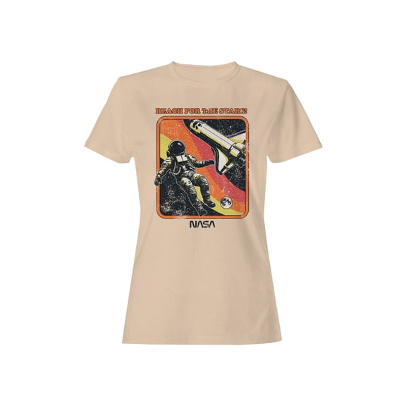 Officially Licensed Nasa Reach for the Stars Women's T-shirt