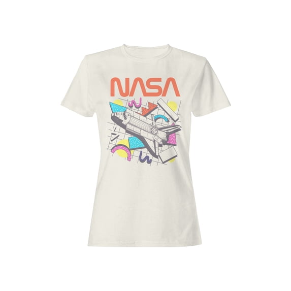 Officially Licensed Nasa Retro NASA Shuttle Illustration Women's T-shirt