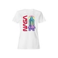 thumbnail image 1 of Officially Licensed Nasa Retro Space Shuttle Graphic Women's T-shirt, 1 of 3