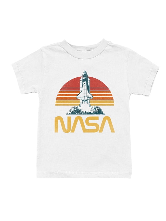 Officially Licensed Nasa Retro Space Shuttle Launch Youth's T-shirt