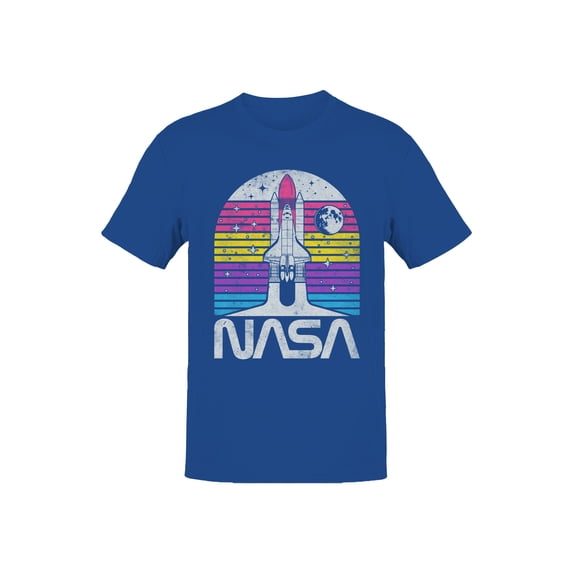 Officially Licensed Nasa Retro Space Shuttle Men's T-shirt