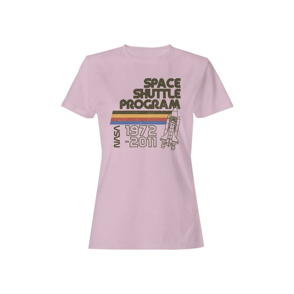Officially Licensed Nasa Retro Space Shuttle Program Women's T-shirt
