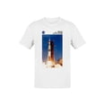 thumbnail image 1 of Officially Licensed Nasa Saturn V Rocket Launch Men's T-shirt, 1 of 3