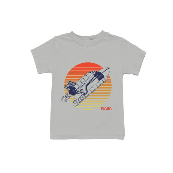 Officially Licensed Nasa Shuttle Retro Sunset Design Youth's T-shirt