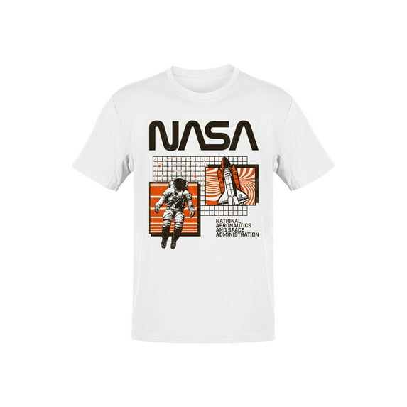 Officially Licensed Nasa Space Exploration Design Men's T-shirt