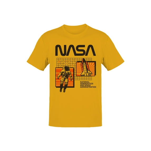 Officially Licensed Nasa Space Exploration Design Men's T-shirt