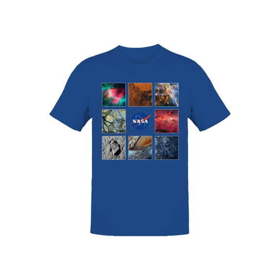 Officially Licensed Nasa Space Exploration Montage Men's T-shirt