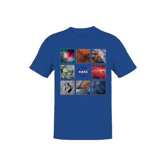 Officially Licensed Nasa Space Exploration Montage Men's T-shirt