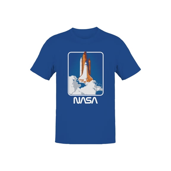 Officially Licensed Nasa Space Shuttle Launch Graphic Men's T-shirt