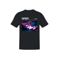 thumbnail image 1 of Officially Licensed Nasa Space Shuttle Neon Launch Men's T-shirt, 1 of 3