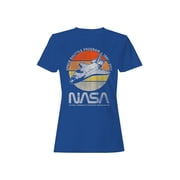Officially Licensed Nasa Space Shuttle Program 1981-2011 Womens T-shirt