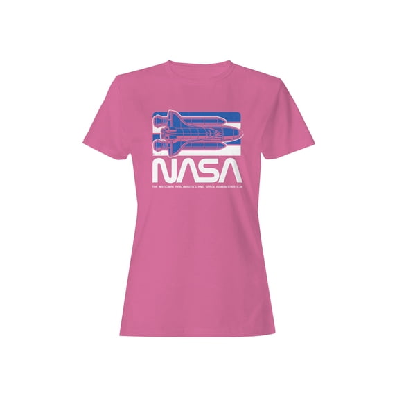 Officially Licensed Nasa Space Shuttle Retro Design Women's T-shirt