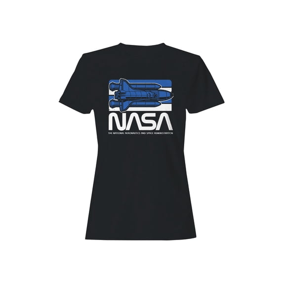 Officially Licensed Nasa Space Shuttle Retro Design Women's T-shirt