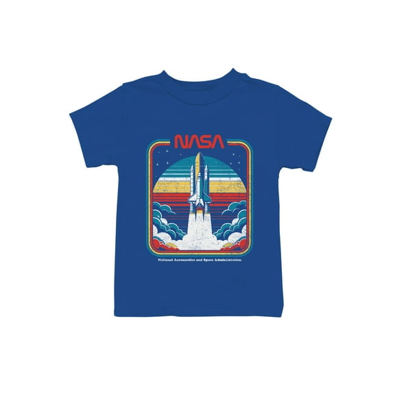 Officially Licensed Nasa Vintage Space Shuttle Blastoff Youth's T-shirt