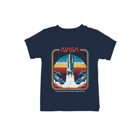 Officially Licensed Nasa Vintage Space Shuttle Blastoff Youth's T-shirt