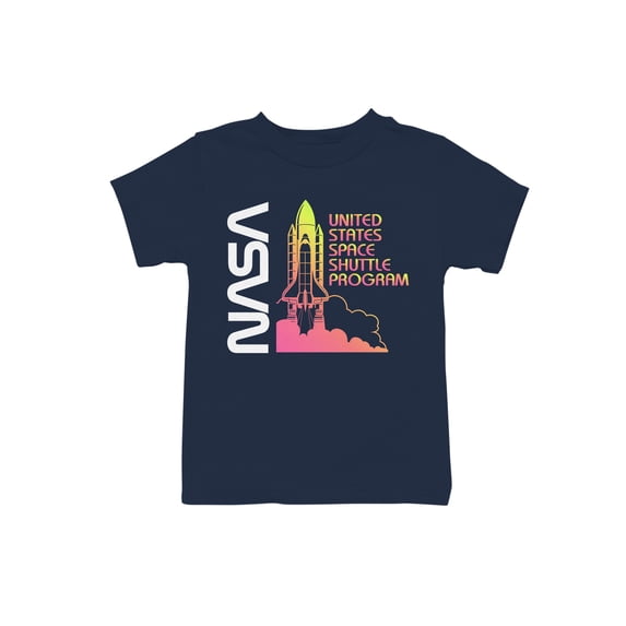 Officially Licensed Nasa Vintage Space Shuttle Launch Youth's T-shirt