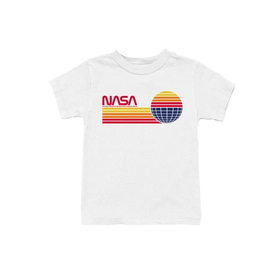 Officially Licensed Nasa Vintage World Logo Youth's T-shirt