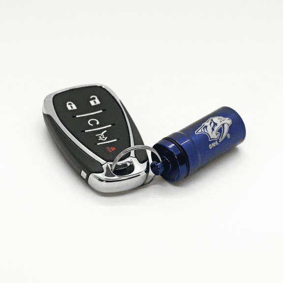 Officially Licensed Nashville Predators 12-pack Foam Earplugs with Aluminum Laser-Engraved Keychain Container by 3M?