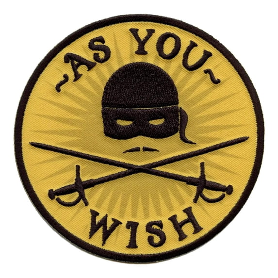 Officially Licensed Princess Bride Embroidered Iron On Patch