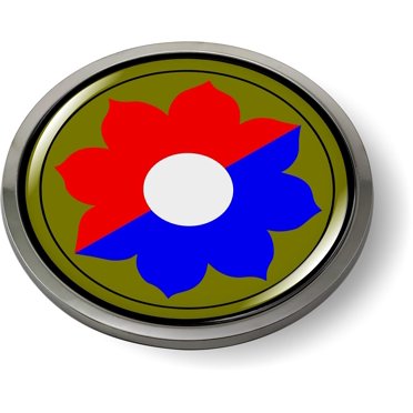 - US Army 101ST Airborne Division 3D Domed CAR Emblem Badge...