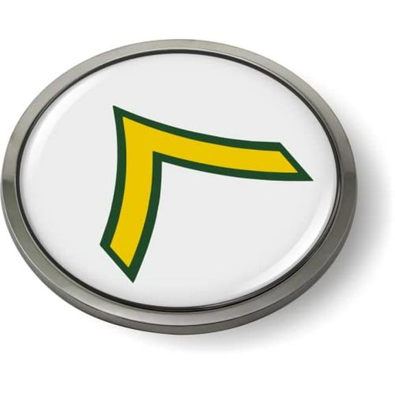 Officially Licensed U.S. Army Enlisted Rank Insignia 3D Domed Round Automotive Emblem