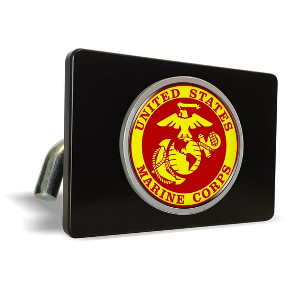 [Officially Licensed Product] - USMC Metal Trailer/Tow Hitch Cover with Emblem