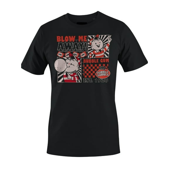 Officially Licensed Retro Dubble Bubble Gum Artwork Men's T-shirt