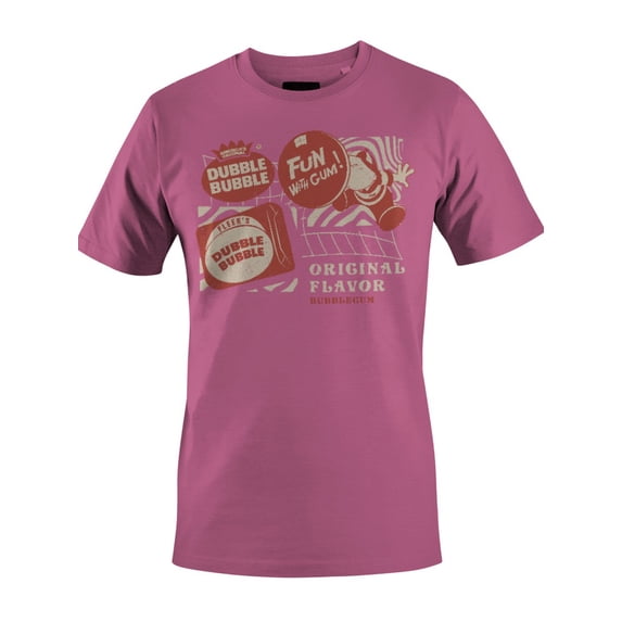 Officially Licensed Retro Dubble Bubble Gum Packaging Design Men's T-shirt
