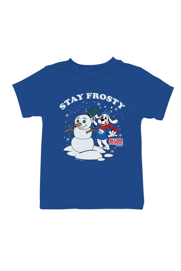Officially Licensed Slush Puppie Frosty Snowman Youth's T-shirt