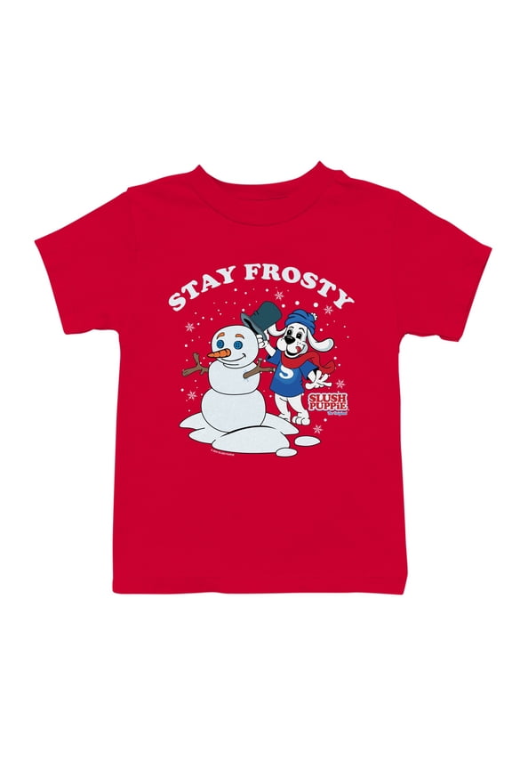 Officially Licensed Slush Puppie Frosty Snowman Youth's T-shirt