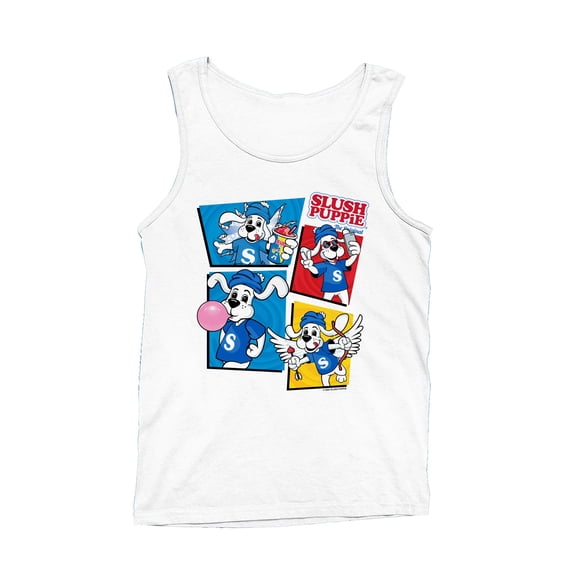 Officially Licensed Slush Puppie Fun Puppie Designs Men's Tank Top