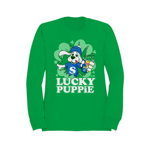 Officially Licensed Slush Puppie Lucky Pup Slushie Men's Sweatshirt