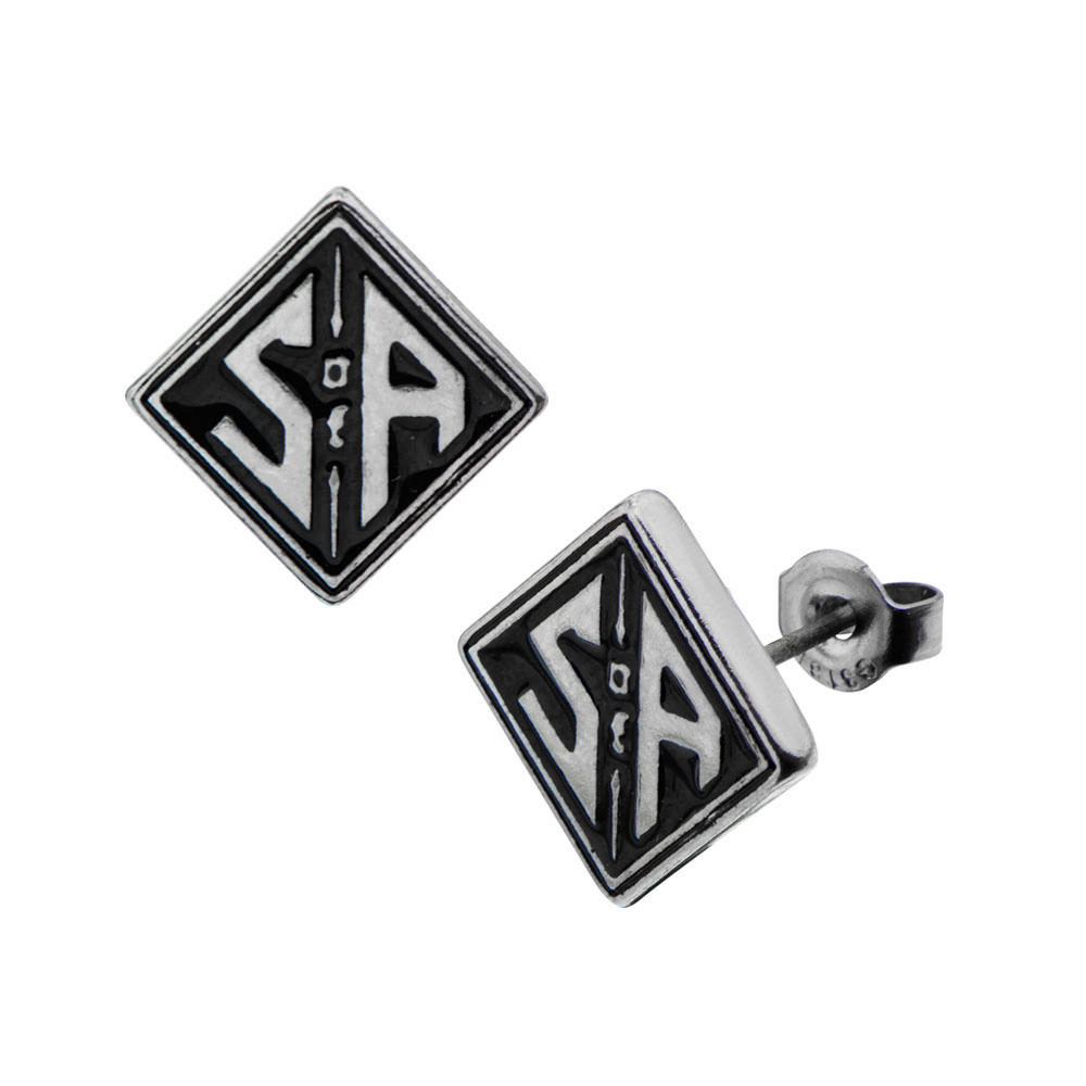Officially Licensed Sons of Anarchy S of A Stud Earrings - Walmart.com