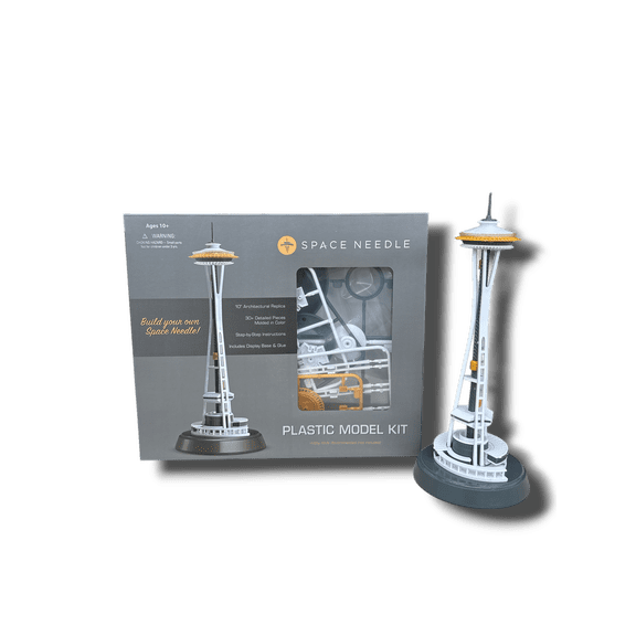 Officially Licensed Space Needle Plastic Building Kit 10"