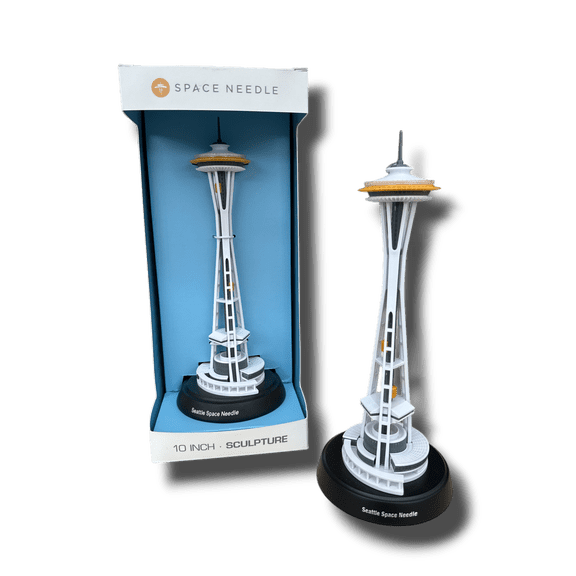 Officially Licensed Space Needle Plastic Model Statue 10"