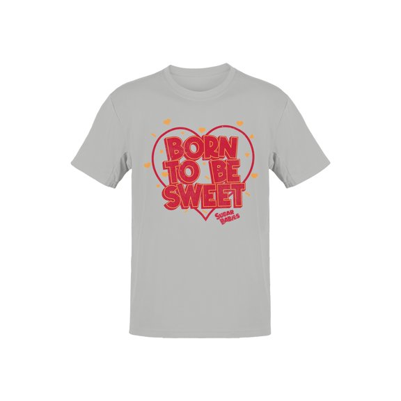 Officially Licensed Sugar Babies Born to Be Sweet Heart Design Men's T-shirt