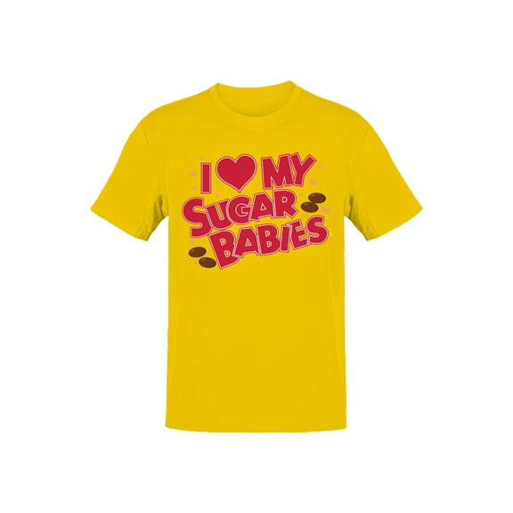 Officially Licensed Sugar Babies I Love My Sugar Babies Candy Men's T-shirt