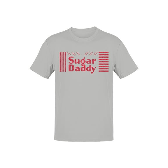 Officially Licensed Sugar Babies Sugar Daddy Red Striped Men's T-shirt