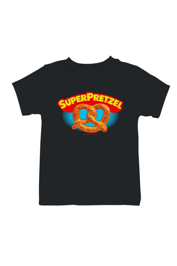 Officially Licensed Super Pretzel Classic Logo Design Youth's T-shirt