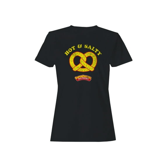 Officially Licensed Super Pretzel Hot & Salty Pretzel Delight Women's T-shirt