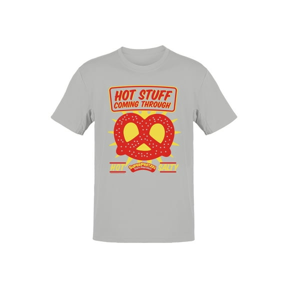 Officially Licensed Super Pretzel Hot Stuff Design Men's T-shirt