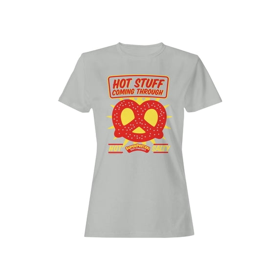 Officially Licensed Super Pretzel Hot Stuff Pretzel Design Women's T-shirt