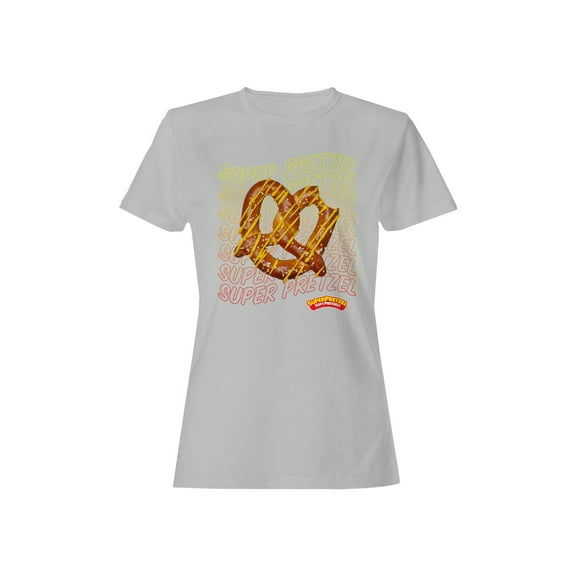 Officially Licensed Super Pretzel Soft Pretzels Graphic Women's T-shirt