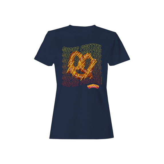 Officially Licensed Super Pretzel Soft Pretzels Graphic Women's T-shirt