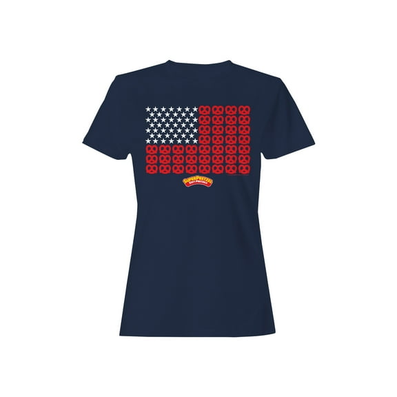 Officially Licensed Super Pretzel Stars and Stripes Women's T-shirt