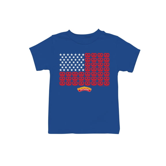 Officially Licensed Super Pretzel Stars and Stripes Youth's T-shirt