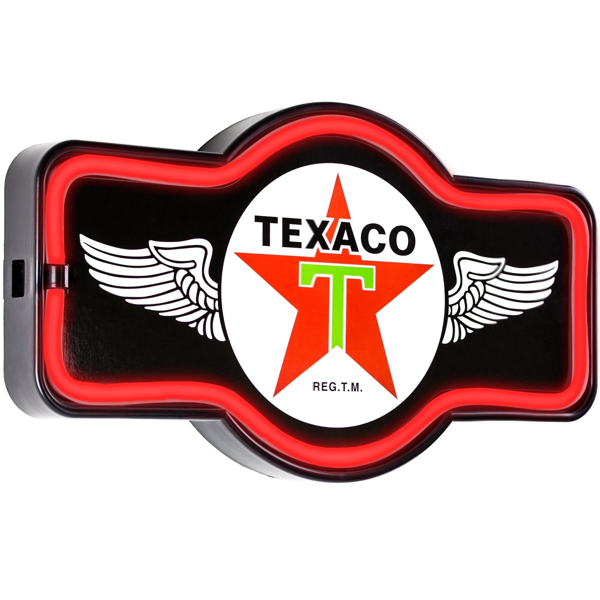 Vintage Texaco LED Neon Light Sign with Wings
