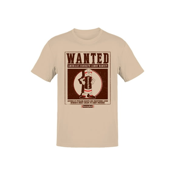 Officially Licensed Tootsie Roll America's Favorite Candy Bandit Men's T-shirt